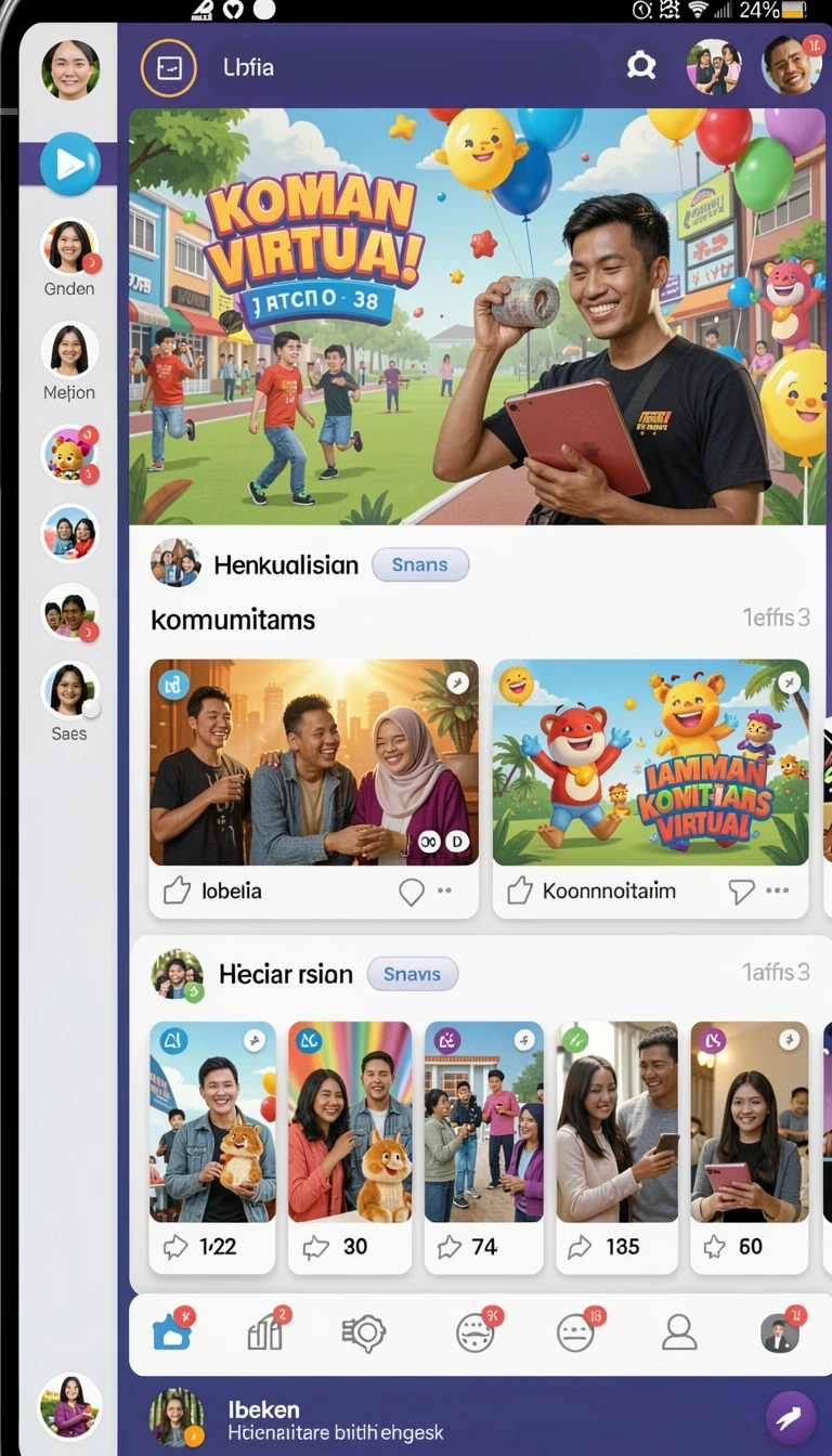 Beragam pilihan permainan menarik dalam aplikasi rt88 App APK Terbaru.